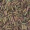 Miyuki 6mm Bugle Beads, Matte Metallic Khaki Iris, BGL2-2035, 17 grams